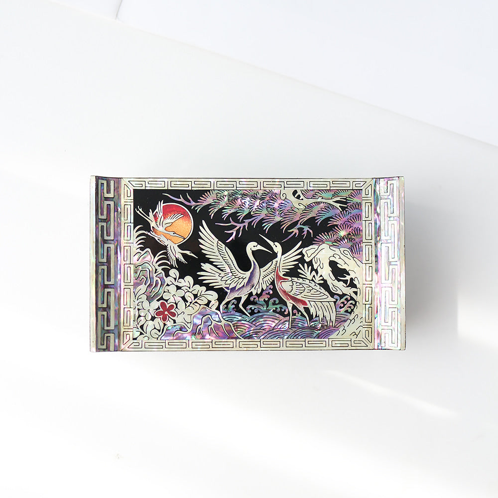 Premium Najeon Pine & Crane Seonbi Scholar Box