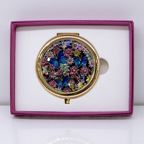 Najeon Chilgi Hand Mirror & Medicine Case — Butterfly - LV0013