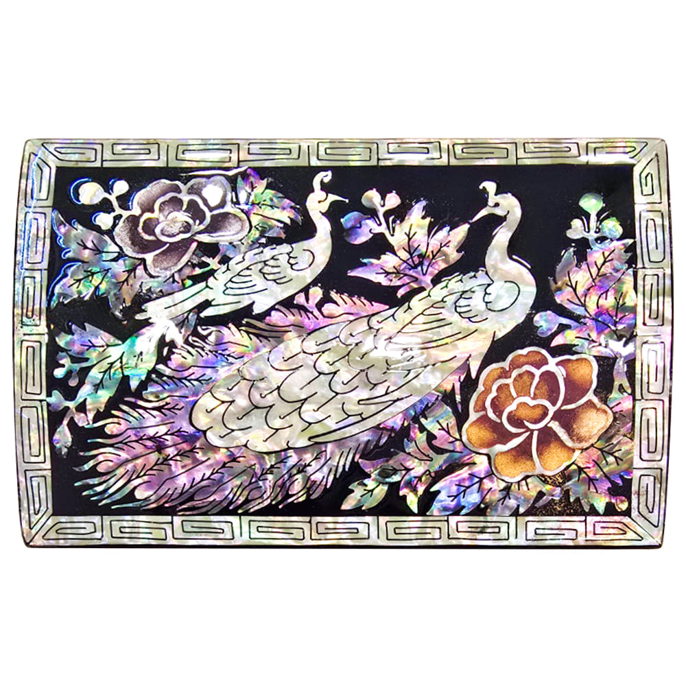 Najeon Chilgi Mother of Pearl Business Card Holder — Pine & Crane - OF0003