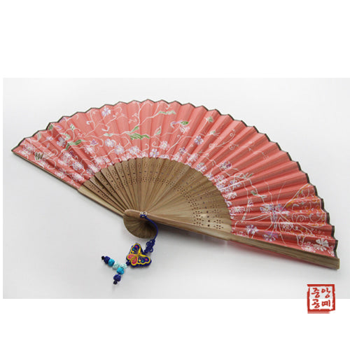 Silk & Ramie Hand Fan — Butterfly - FN0055