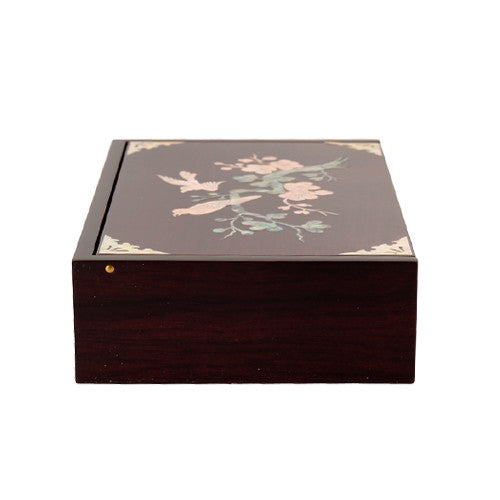 Najeon Chilgi Mother of Pearl Document & Memo Box — Plum Blossom - OF0220