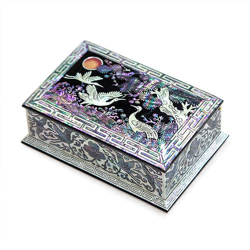 Najeon Chilgi Mother of Pearl Business Card Holder — Sipjangsaeng - OF0012