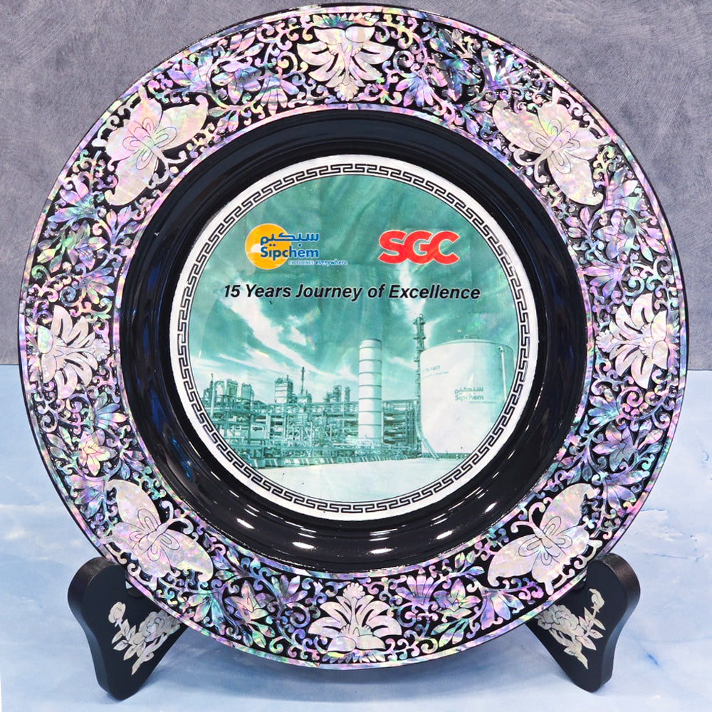 Najeon Chilgi Mother of Pearl Plate & Tray — Dragon - DE0047