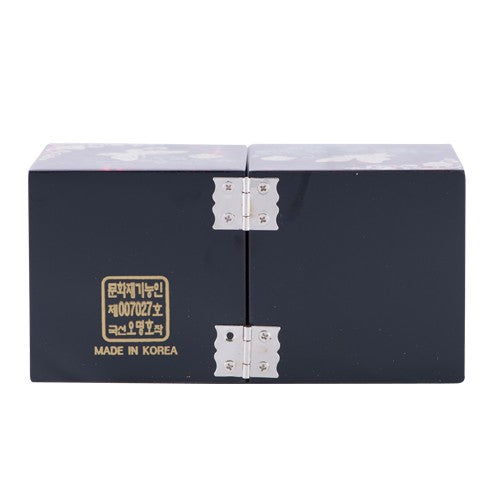 Hanji Butterfly Double LiddedJewelry Box (Red) - Oh Myung - Ho Medium