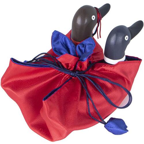 Small Wooden Mandarin Duck - DE0130