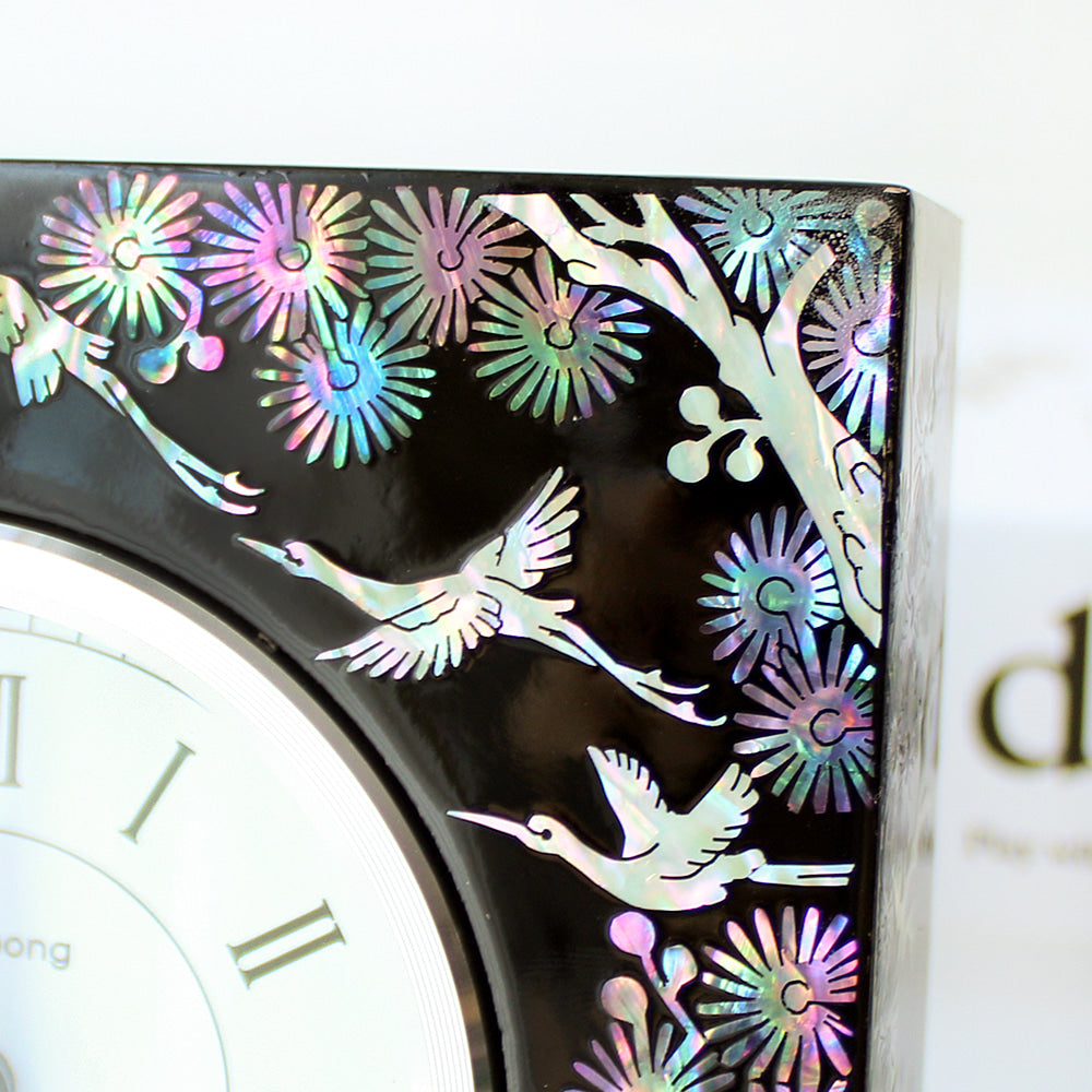 Najeonchilgi Longevity Crane Desk Dragon Clock