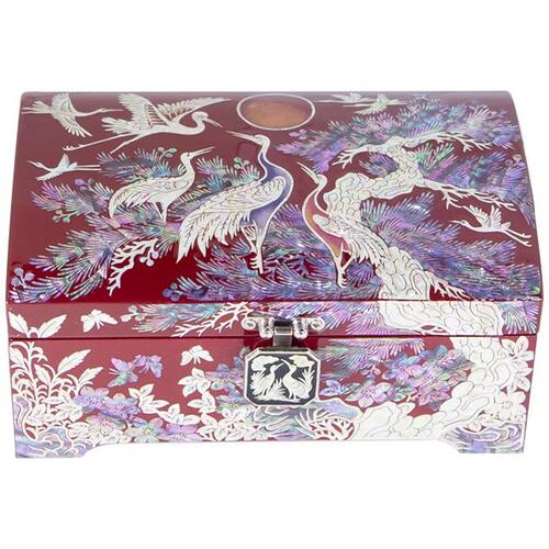 Moon, Pine & Crane 2-Tier Najeonchilgi Jewelry Box