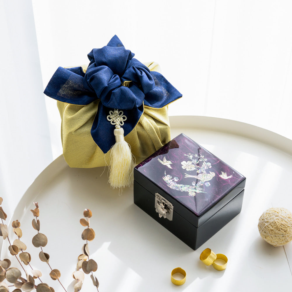 Hanji Turtle Mother of Pearl Jewelry Box