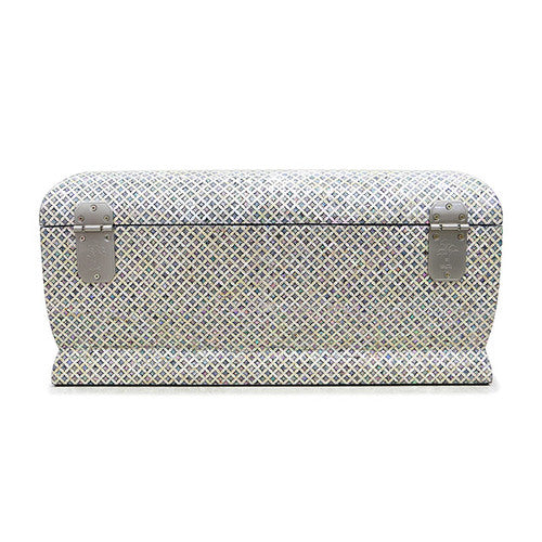 Premium Najeonchilgi lacquerware Peacock Bandaji Chest Drawer Mother of Pearl Jewelry Box (Extra Large, Black Red) - by Jang Tae-bok