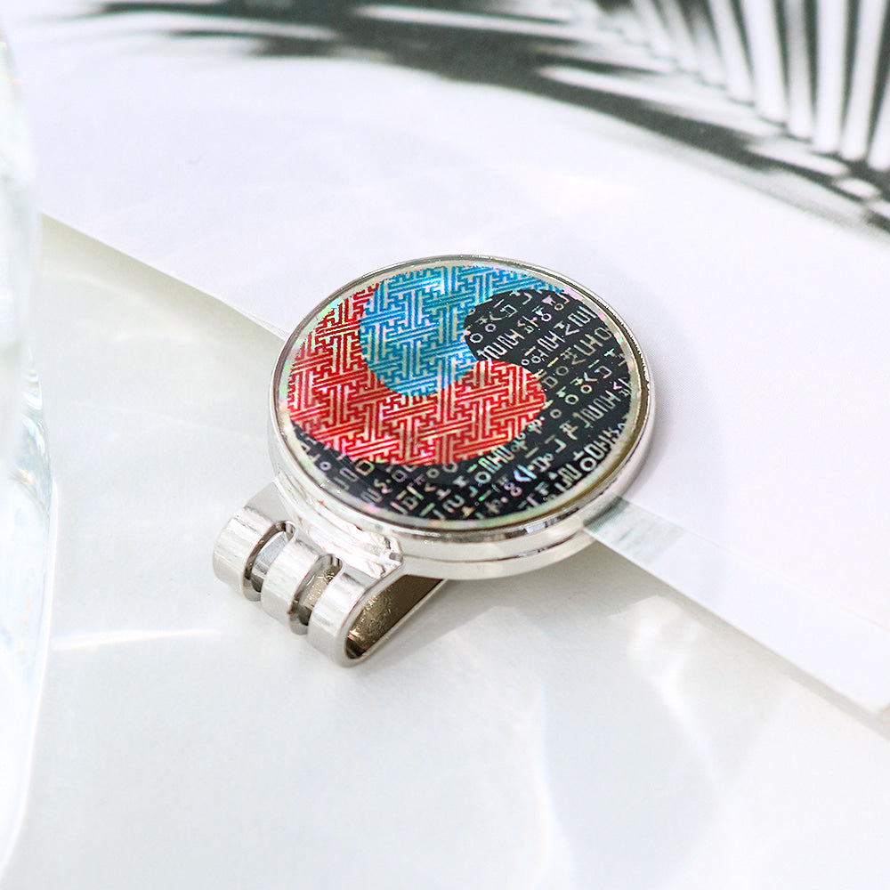 2-Piece Set: Business Card Case Golf Ball Marker K(Hunminjeongeum)