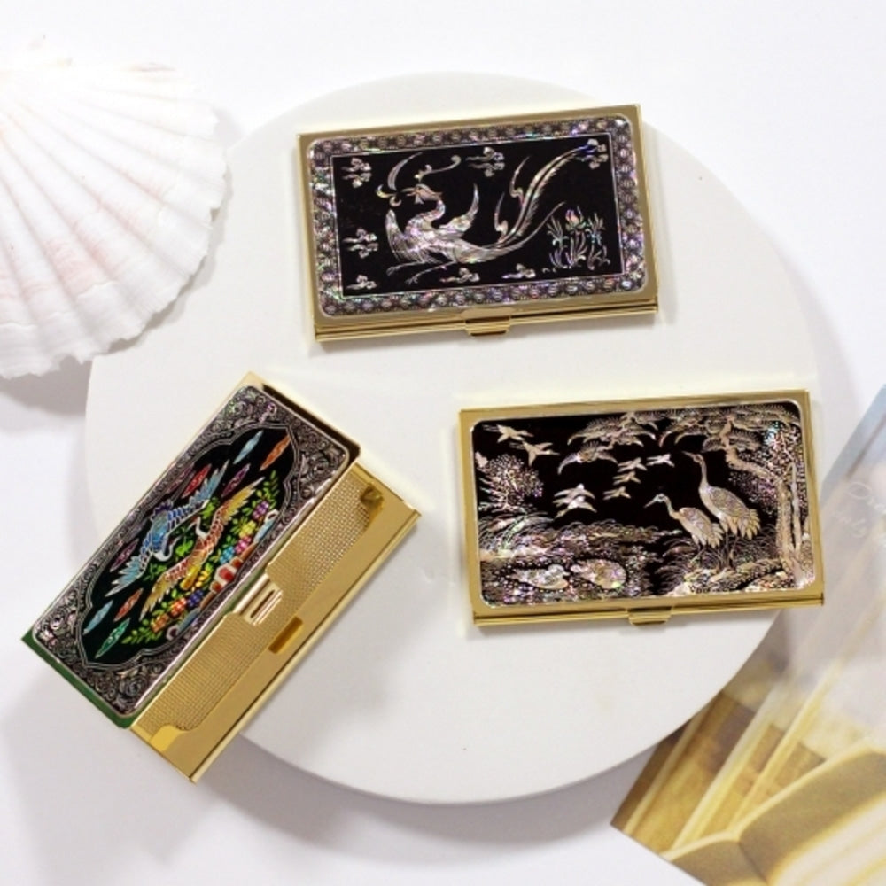 Premium Najeon Gold Business Card Case