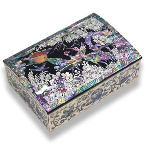 Najeon Chilgi Mother of Pearl Business Card Holder — Pine & Crane by 오명호 - OF0009