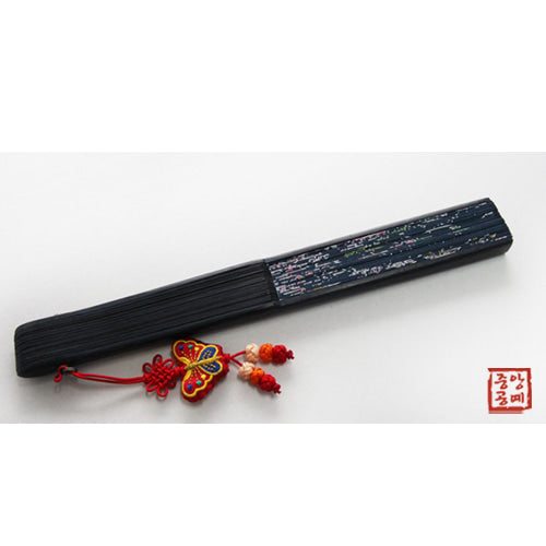 Silk & Ramie Hand Fan — Butterfly - FN0056