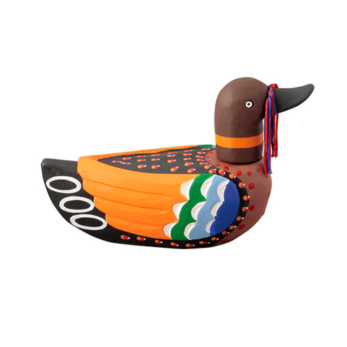 Small Wooden Mandarin Duck - DE0138