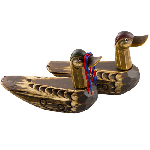 Large Wooden Mandarin Duck - DE0136