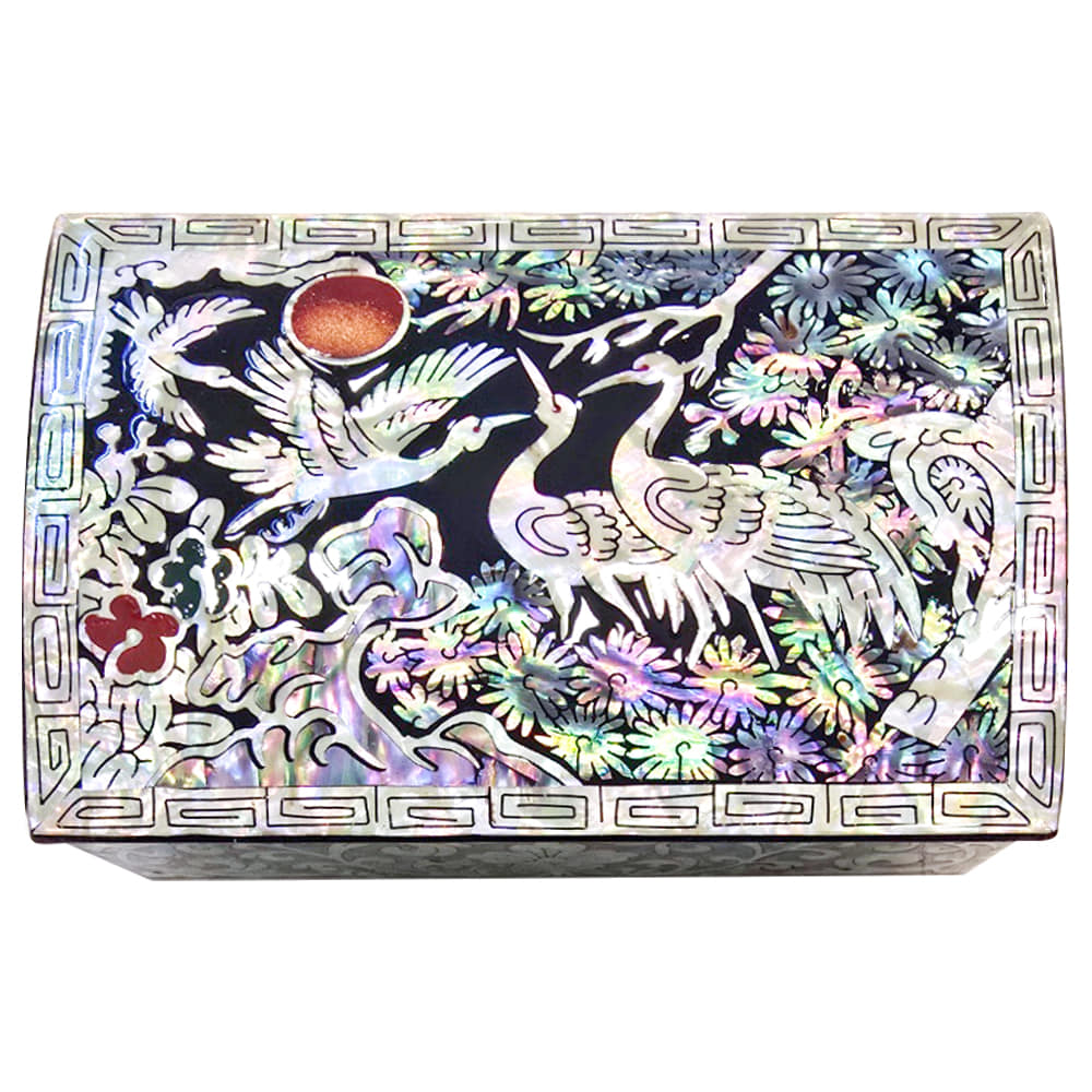 Najeon Chilgi Mother of Pearl Business Card Holder — Pine & Crane - OF0003