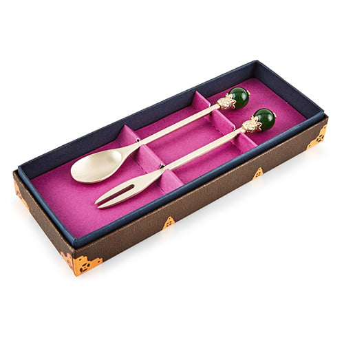 Spoon & Chopstick Set (Green) - LV0099