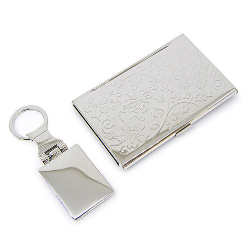 Najeon Chilgi Mother of Pearl Business Card Case Set — Cloud - OF0158