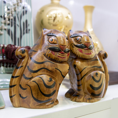 Wooden Mandarin Duck — Tiger - DE0153