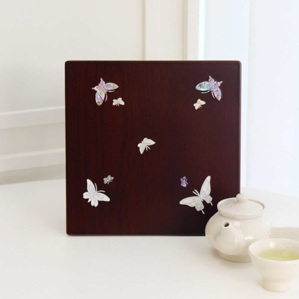 Najeonchilgi Color Butterfly Mother of Pearl Mini (Square)