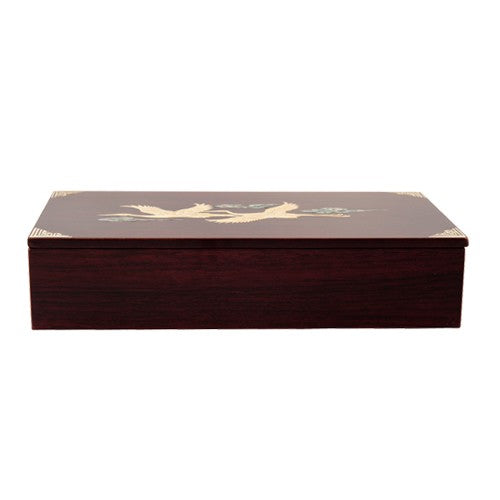 Najeon Chilgi Mother of Pearl Document & Memo Box — Cloud - OF0225