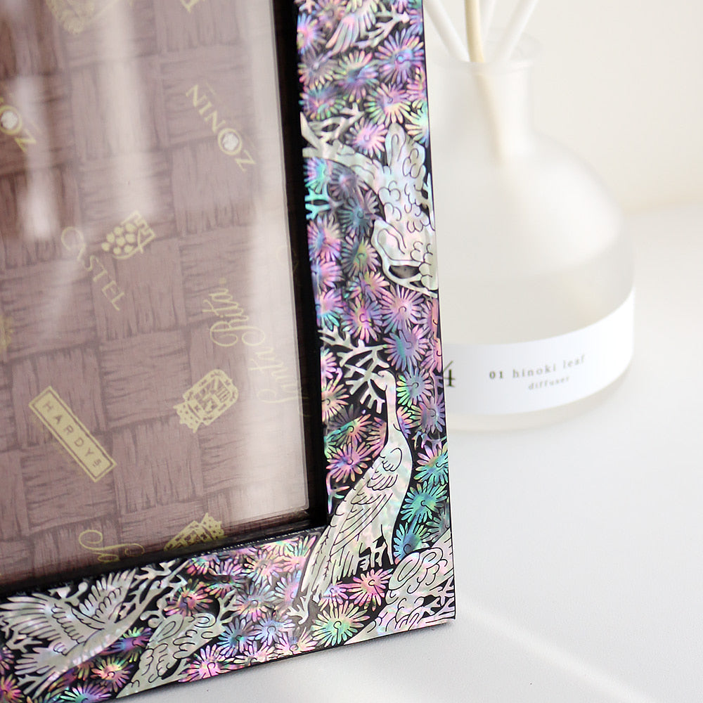 Najeonchilgi Pine & Crane Mother of Pearl Frame (Large)