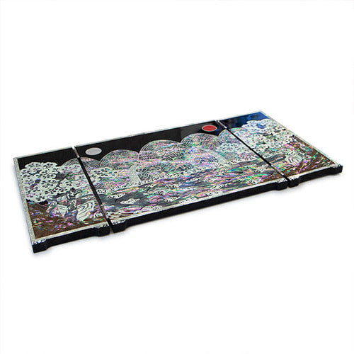 Najeon Chilgi Mother of Pearl Folding Screen by Jang Tae-bok - DE0002