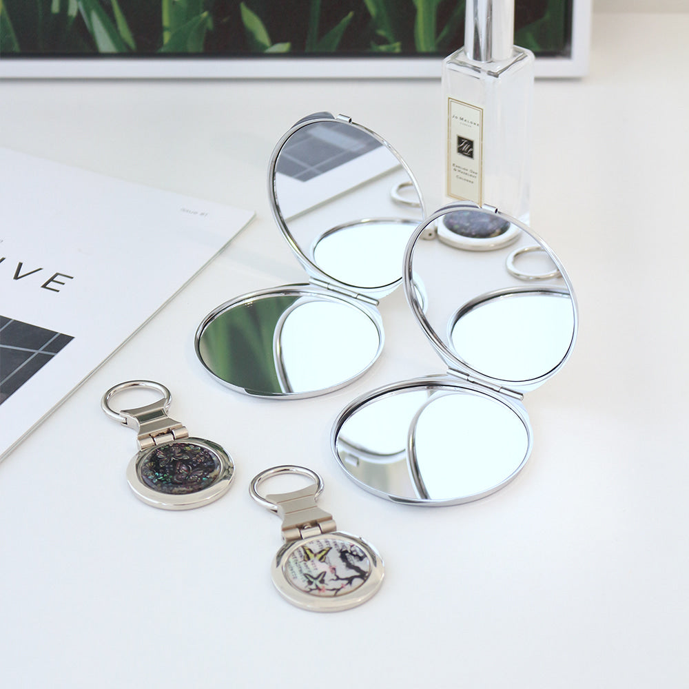 2-Piece Set: Najeon Hand Mirror Keyring M