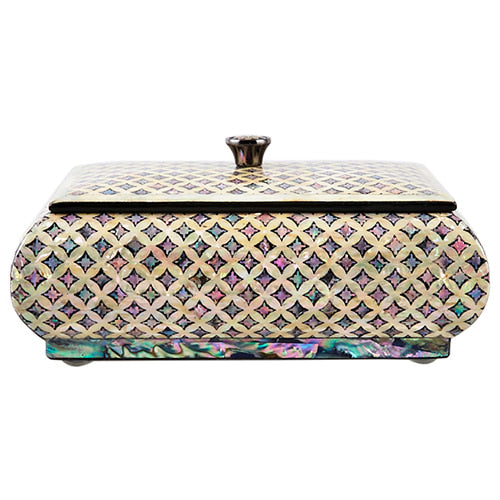 Najeon Chilgi Mother of Pearl Business Card Holder — Chilbomun by Park In-ho - OF0008