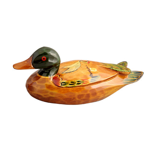 Medium Wooden Mandarin Duck - DE0146