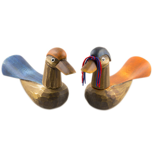 Medium Wooden Mandarin Duck — Phoenix - DE0135