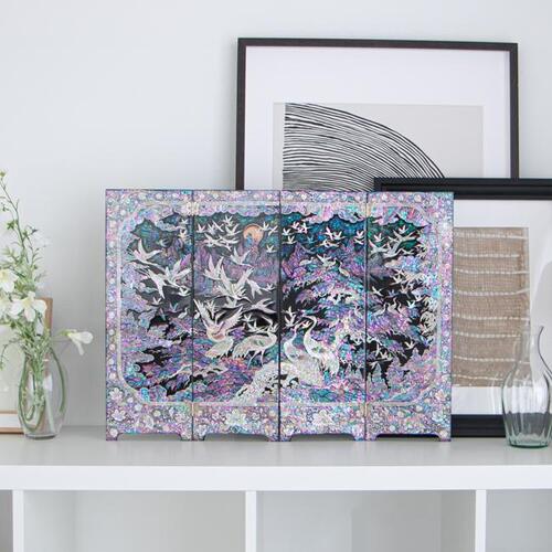 Najeon Chilgi Mother of Pearl Folding Screen - DE0005