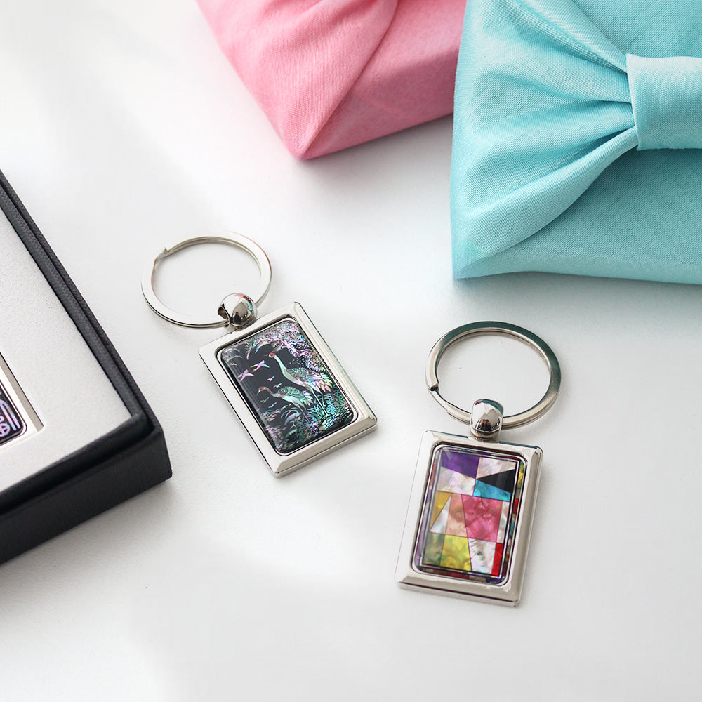 Keyring Keyring Keyring Holder Najeonchilgi Mother of Pearl Traditional