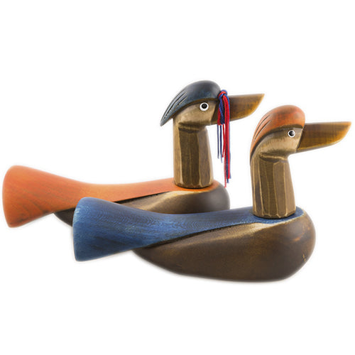 Large Wooden Mandarin Duck — Phoenix - DE0139