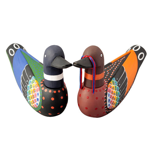 Medium Wooden Mandarin Duck - DE0137