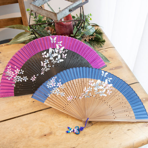 Silk & Ramie Hand Fan - FN0060