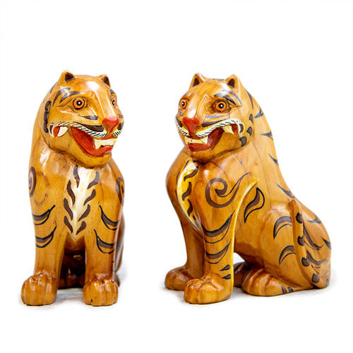 Wooden Mandarin Duck — Tiger - DE0152