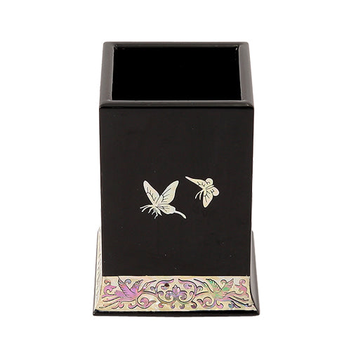 Najeon Chilgi Mother of Pearl Pen & Pencil Holder — Butterfly - OF0048
