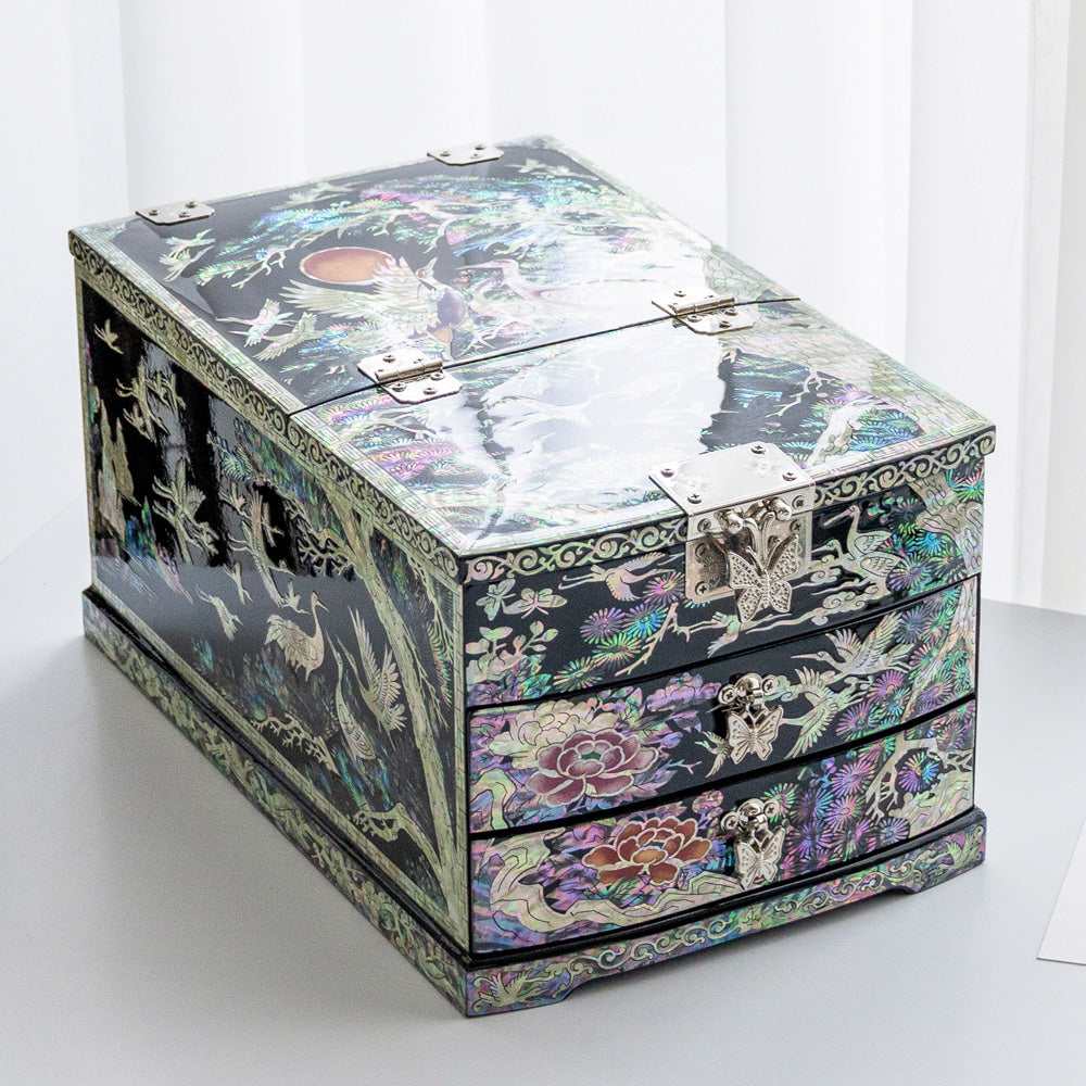 Pine & Crane Najeonchilgi Mother of Pearl Vanity Jewelry Box