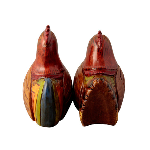 Small Wooden Mandarin Duck - DE0150
