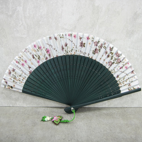 Mini Silk & Ramie Hand Fan - FN0006