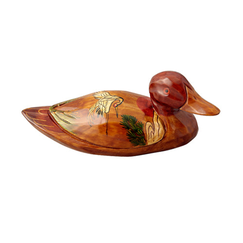 Medium Wooden Mandarin Duck - DE0145