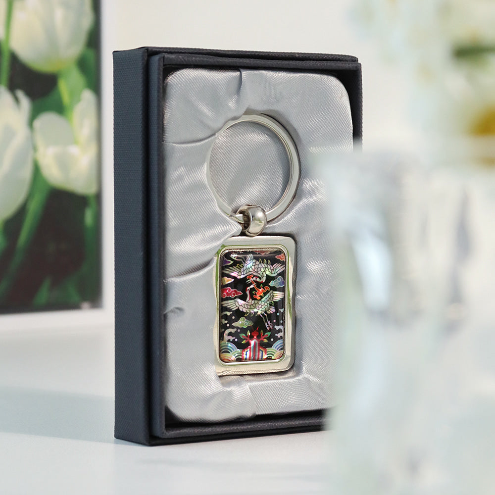 Najeonchilgi Mother of Pearl Keyring Keyring (Square)N