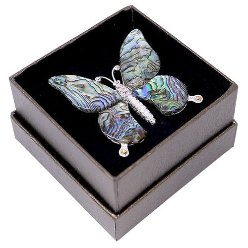 Tie Pin, Cufflinks & Brooch — Butterfly (Green) - LV0147
