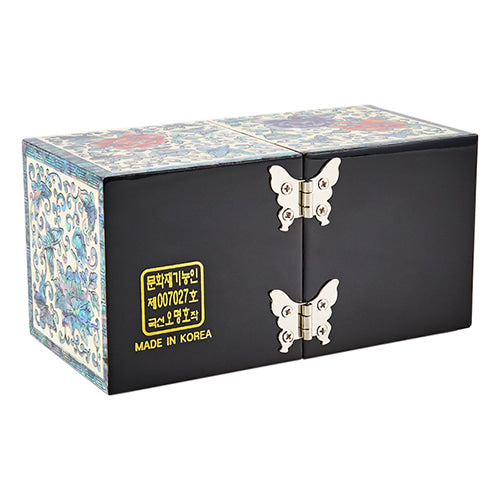 Peony Double LiddedJewelry Box (Small) - Oh Myung - Ho