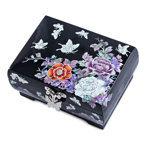 PeonyButterfly 1-Tier Jewelry Box