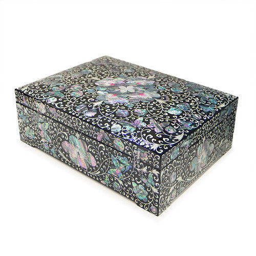 Najeon Chilgi Mother of Pearl Document & Memo Box - OF0222