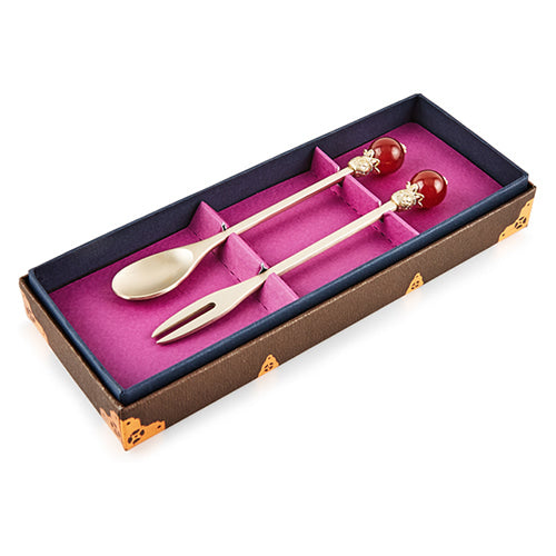 Spoon & Chopstick Set (Purple) - LV0098