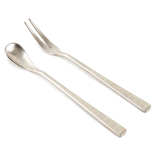 Spoon & Chopstick Set (Silver) - LV0080