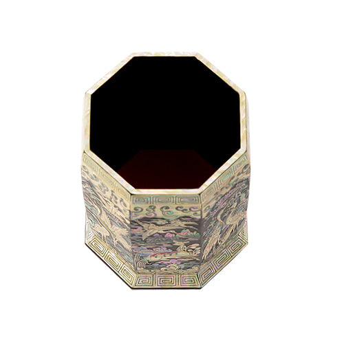 Najeon Chilgi Mother of Pearl Pen & Pencil Holder — Sipjangsaeng - OF0050
